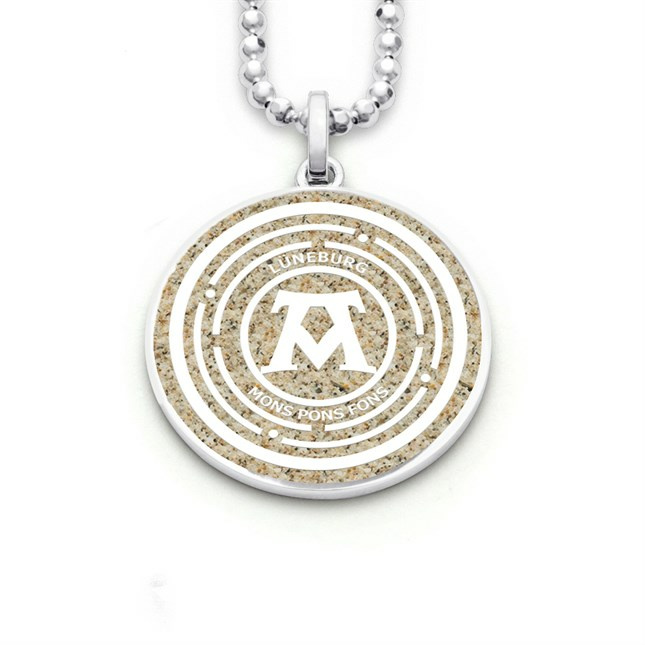 DUR Anhänger Lüneburg Strandsand Silber P4059 DUR Anhänger Lüneburg Strandsand Silber P4059