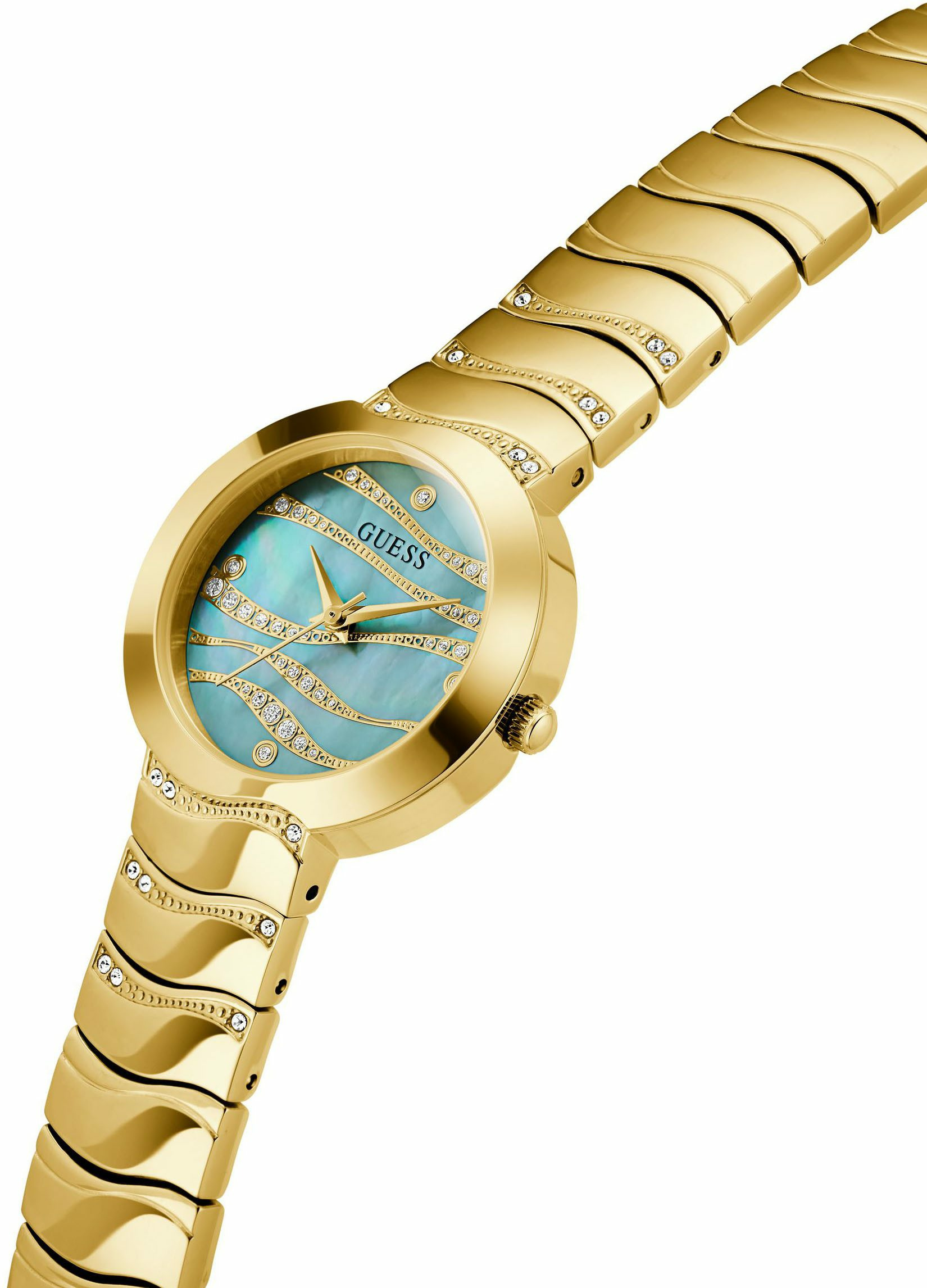 Guess Damenuhr Damen Laguna Gold GW0871L2 – Bild 2