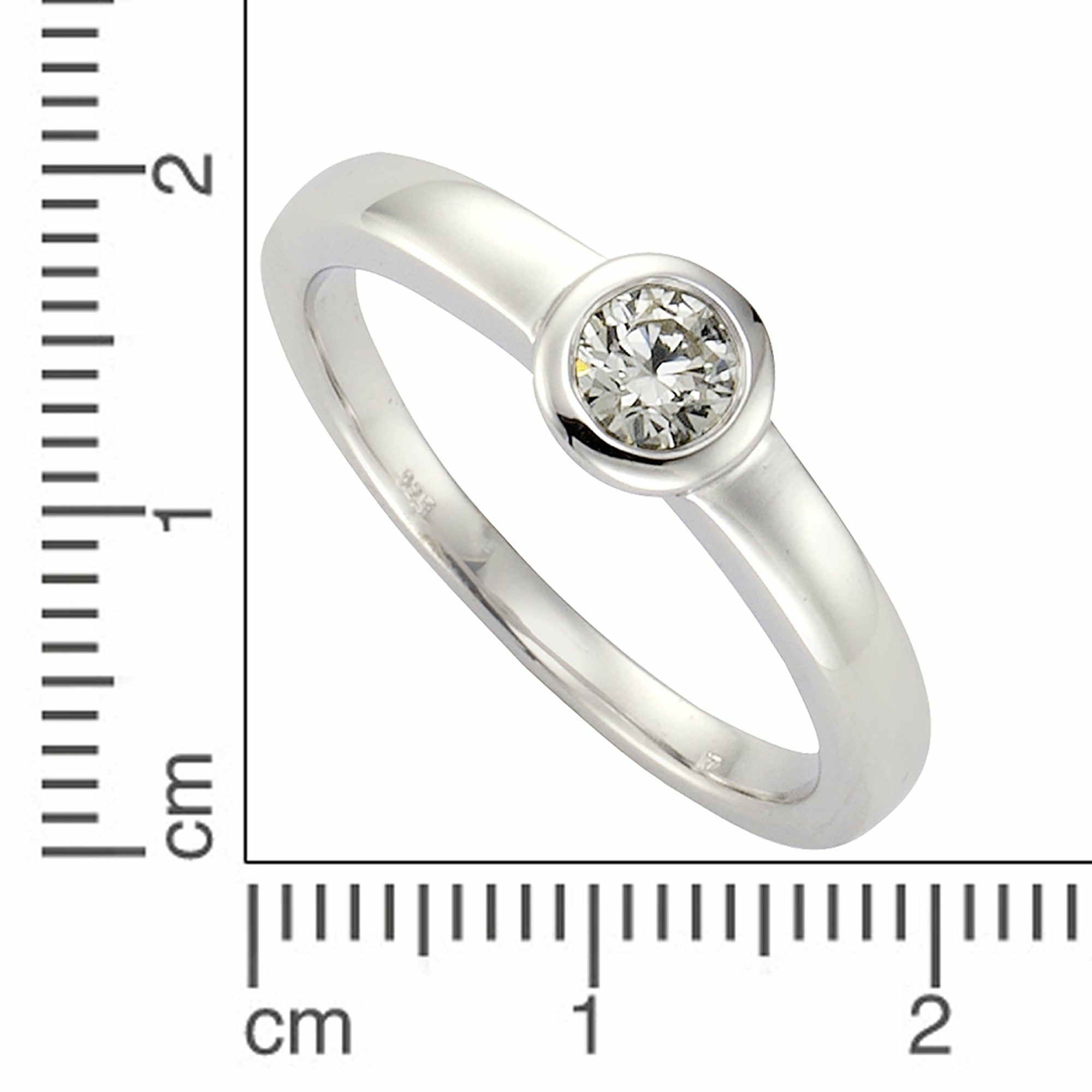 ZEEme Silver Silber 925 rhodiniert mit Zirkonia weiß Ring 41678696644702 ZEEme Silver Silber 925 rhodiniert mit Zirkonia weiß Ring 41678696644702