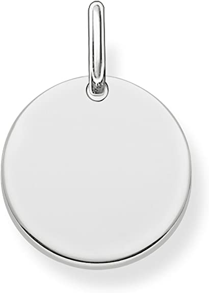 Thomas Sabo Damen Anhänger Coin Love Bridge 925 Sterling Silber LBPE0001-001-12 Thomas Sabo Damen Anhänger Coin Love Bridge 925 Sterling Silber LBPE0001-001-12