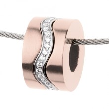 Ernstes design Damen Anhänger Evia Bead mit Zirkonia Rosegold AN912 Ernstes design Damen Anhänger Evia Bead mit Zirkonia Rosegold AN912