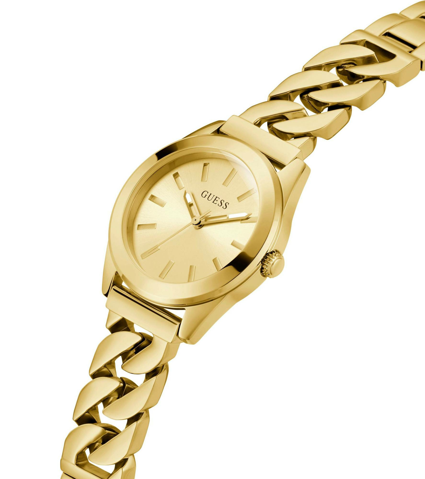 Guess Damen Armbanduhr SERENA gold 32 mm GW0653L1 – Bild 3