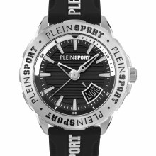Plein Sport Herren Uhr RAMPAGE PSGDA0424 Schwarz / Weiß Silikon 44 mm Plein Sport Herren Uhr RAMPAGE PSGDA0424 Schwarz / Weiß Silikon 44 mm