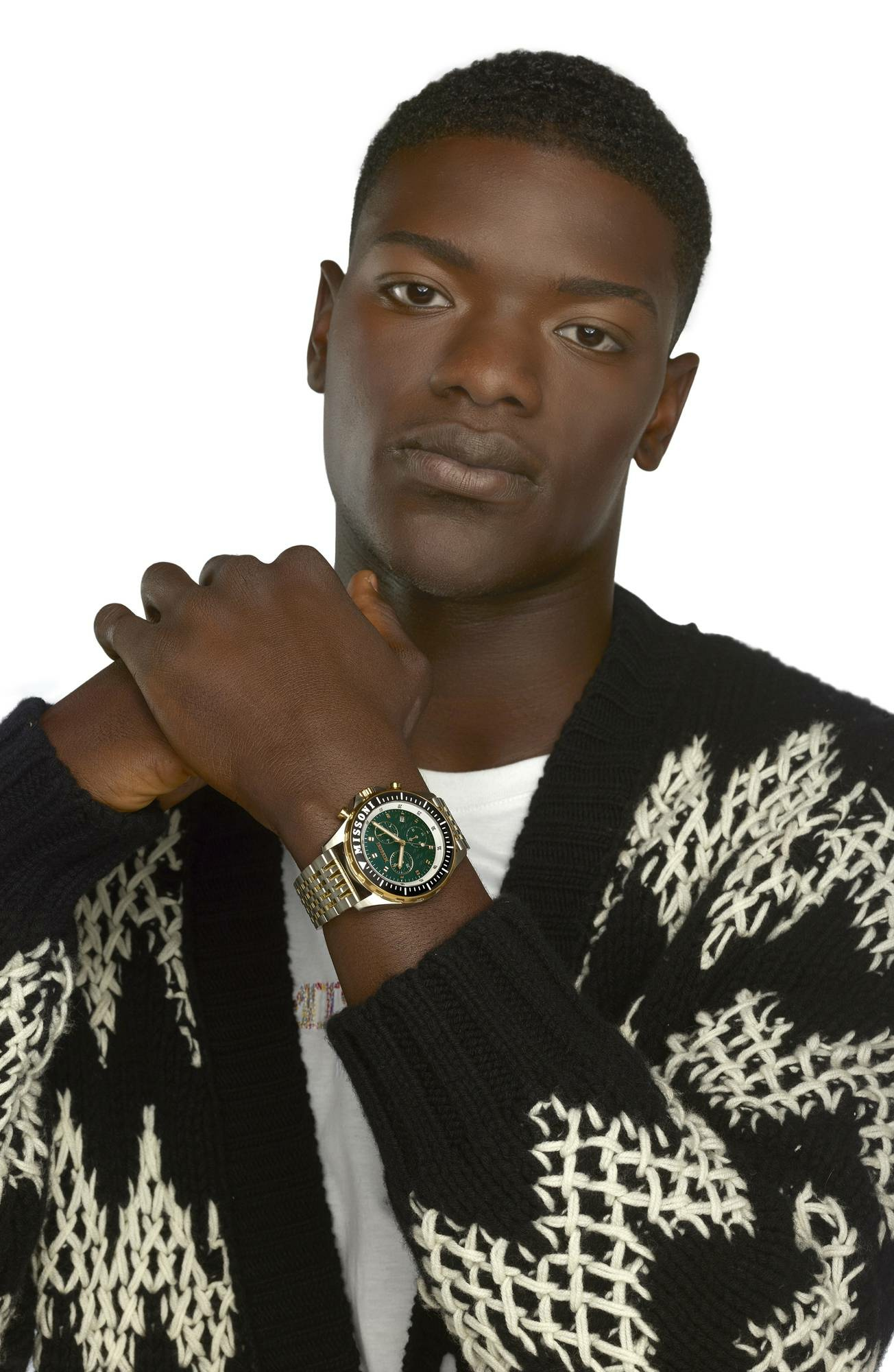 Missoni Schweizer Herrenuhr New Chrono – Bild 2