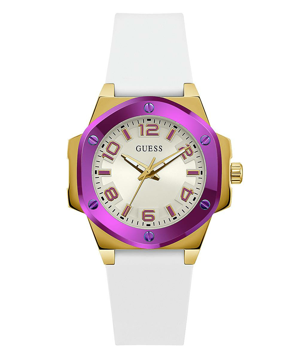 Guess Damen Armbanduhr 38 mm Armband Silikon GW0556L2 Guess Damen Armbanduhr 38 mm Armband Silikon GW0556L2