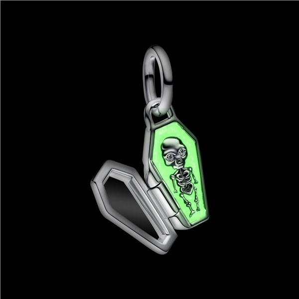 Pandora Charm-Anhänger Aufklappbarer Sarg Glow-in-the-Dark 794058C01 – Bild 2