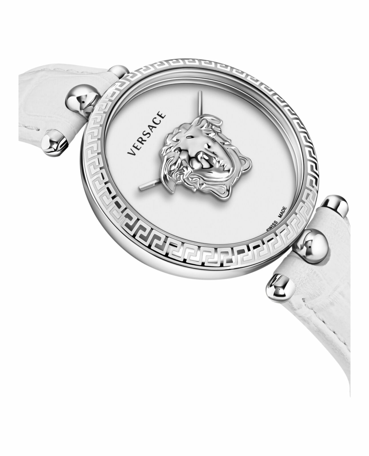 Versace Damen Armbanduhr PALAZZO weiß, silber 39 mm VECO02322 Versace Damen Armbanduhr PALAZZO weiß, silber 39 mm VECO02322
