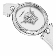 Versace Damen Armbanduhr PALAZZO weiß, silber 39 mm VECO02322 Versace Damen Armbanduhr PALAZZO weiß, silber 39 mm VECO02322