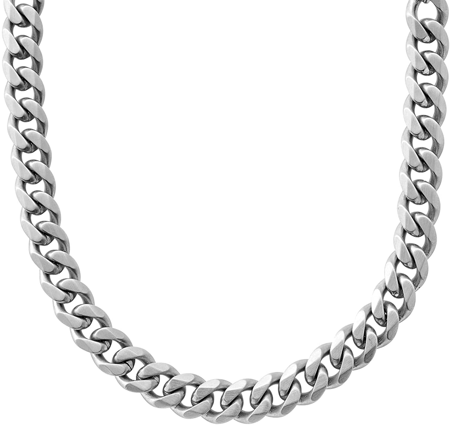 Xenox Steel Herren Panzerkette Silber 55cm Silber X4302 – Bild 2