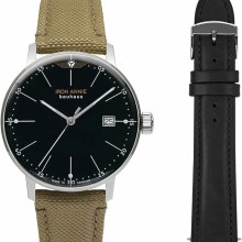 Iron Annie Herren Analoguhr Set Bauhaus Textilband grün 5034-2 Iron Annie Herren Analoguhr Set Bauhaus Textilband grün 5034-2