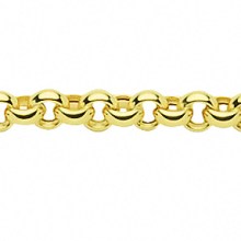 Damen 585 Gold Erbs Armband 19 cm Ø 5,2 mm Damen 585 Gold Erbs Armband 19 cm Ø 5,2 mm