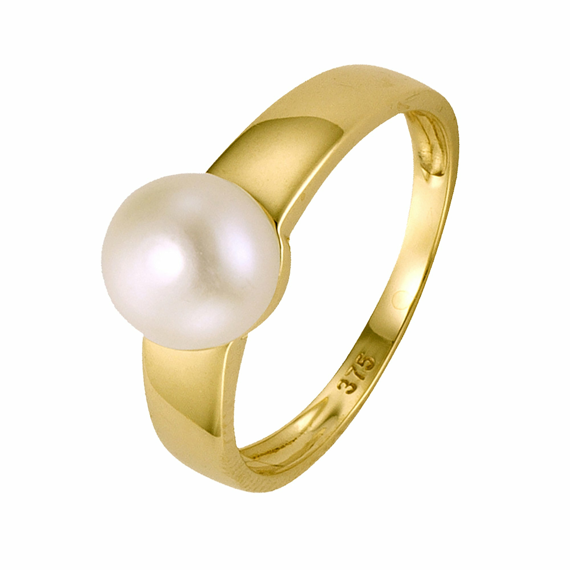 Vivance Gold 375 Perle weiß 7,5-8mm Ring 41679316680798 Vivance Gold 375 Perle weiß 7,5-8mm Ring 41679316680798
