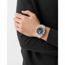 Plein Sport Uhr Herren THUNDER FORCE PS8BA0724 Silber / Schwarz Plein Sport Uhr Herren THUNDER FORCE PS8BA0724 Silber / Schwarz