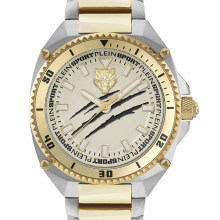Plein Sport Uhr Herren THUNDER FORCE PS8BA0824 Champagne / Bicolor Plein Sport Uhr Herren THUNDER FORCE PS8BA0824 Champagne / Bicolor
