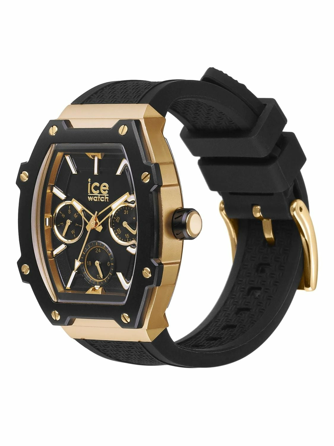 ICE‑Watch Armbanduhr Damen ICE boliday Black Gold 022865 ICE‑Watch Armbanduhr Damen ICE boliday Black Gold 022865