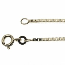 Halskette Venezia 1,2mm - 36cm - 585 Weißgold Halskette Venezia 1,2mm - 36cm - 585 Weißgold