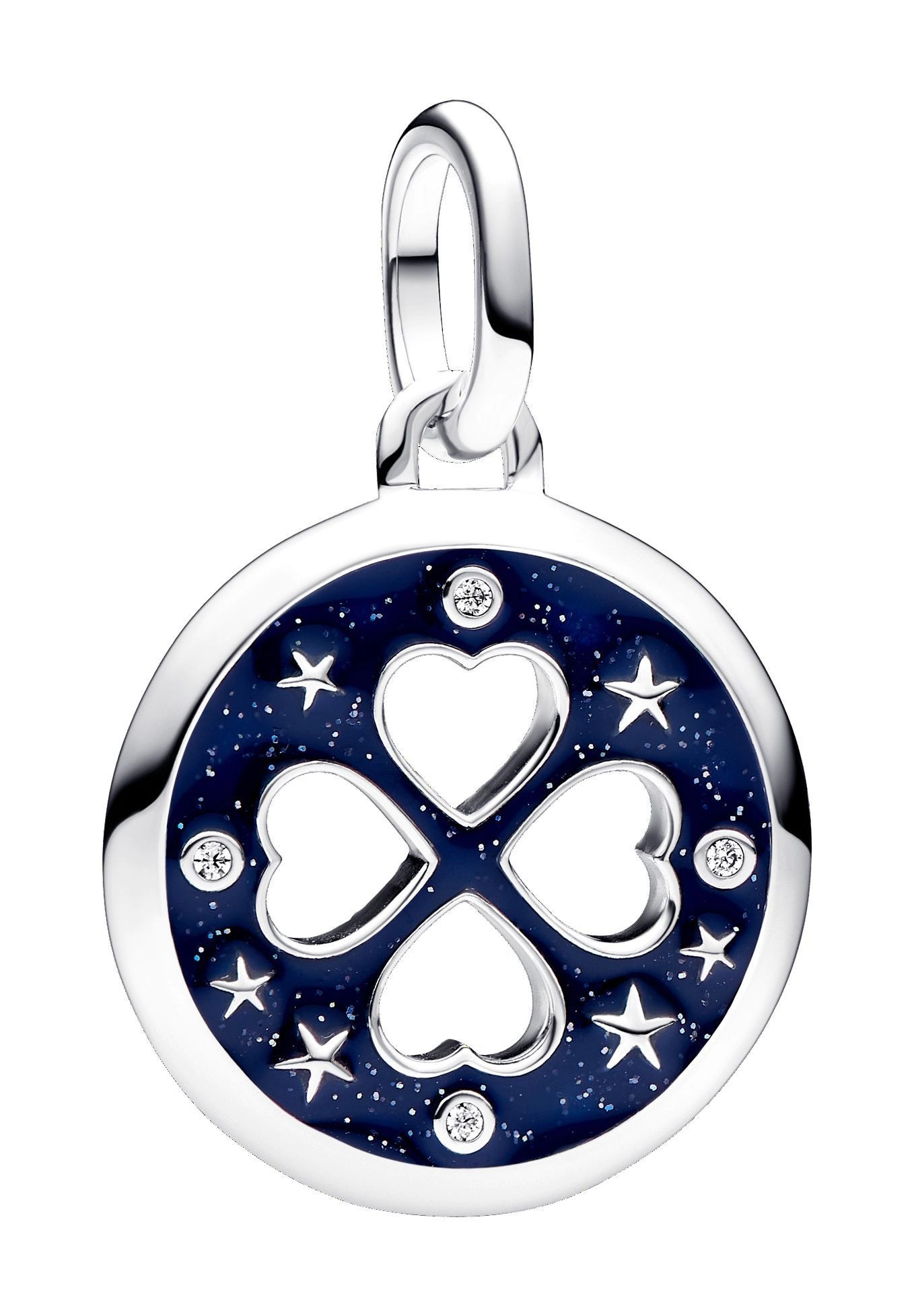Pandora Anhänger Glücks-Medaillon Silber 793104C01 – Bild 2