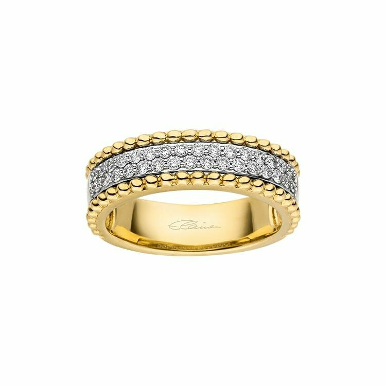 Damenring Elaine Firenze 14ct. Gelb/Weißgold 75036850R/3 Damenring Elaine Firenze 14ct. Gelb/Weißgold 75036850R/3