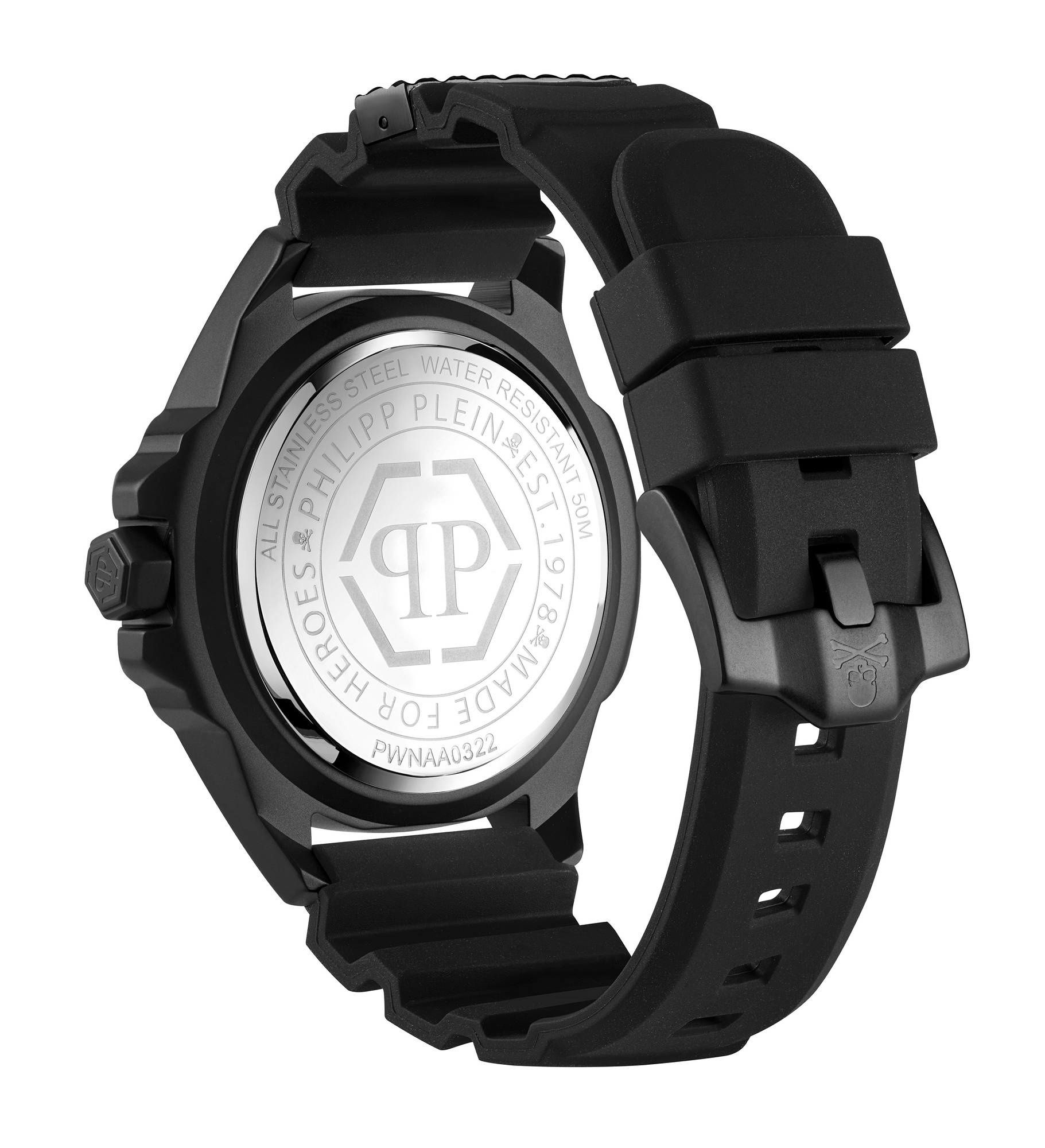 Philipp Plein Unisex Uhr The $kull Genderless Crystal Philipp Plein Unisex Uhr The $kull Genderless Crystal