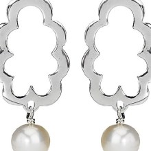 Pandora Pearl Scalloped Oval Drop Dangle Compose Earring Attachments Pandora Pearl Scalloped Oval Drop Dangle Compose Earring Attachments