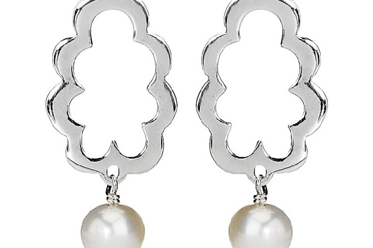 Pandora Pearl Scalloped Oval Drop Dangle Compose Earring Attachments Pandora Pearl Scalloped Oval Drop Dangle Compose Earring Attachments