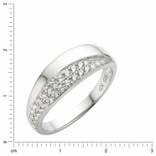 Zeeme Silver Silber 925 rhodiniert mit Zirkonia weiß Ring 41676926353502 Zeeme Silver Silber 925 rhodiniert mit Zirkonia weiß Ring 41676926353502