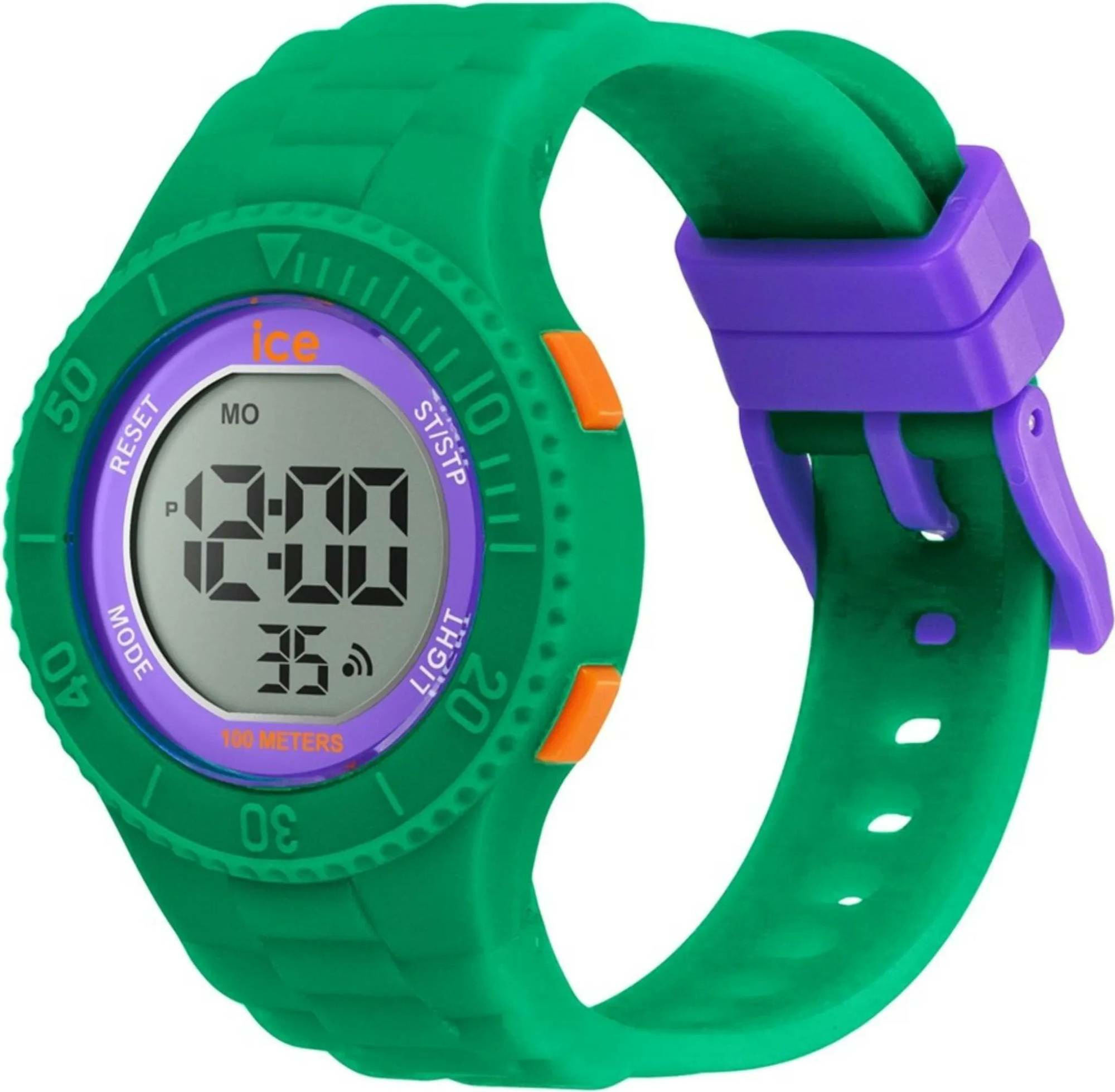 Ice-Watch Digitaluhr Damen ICE digit Green purple orange Small grün 021616 – Bild 3