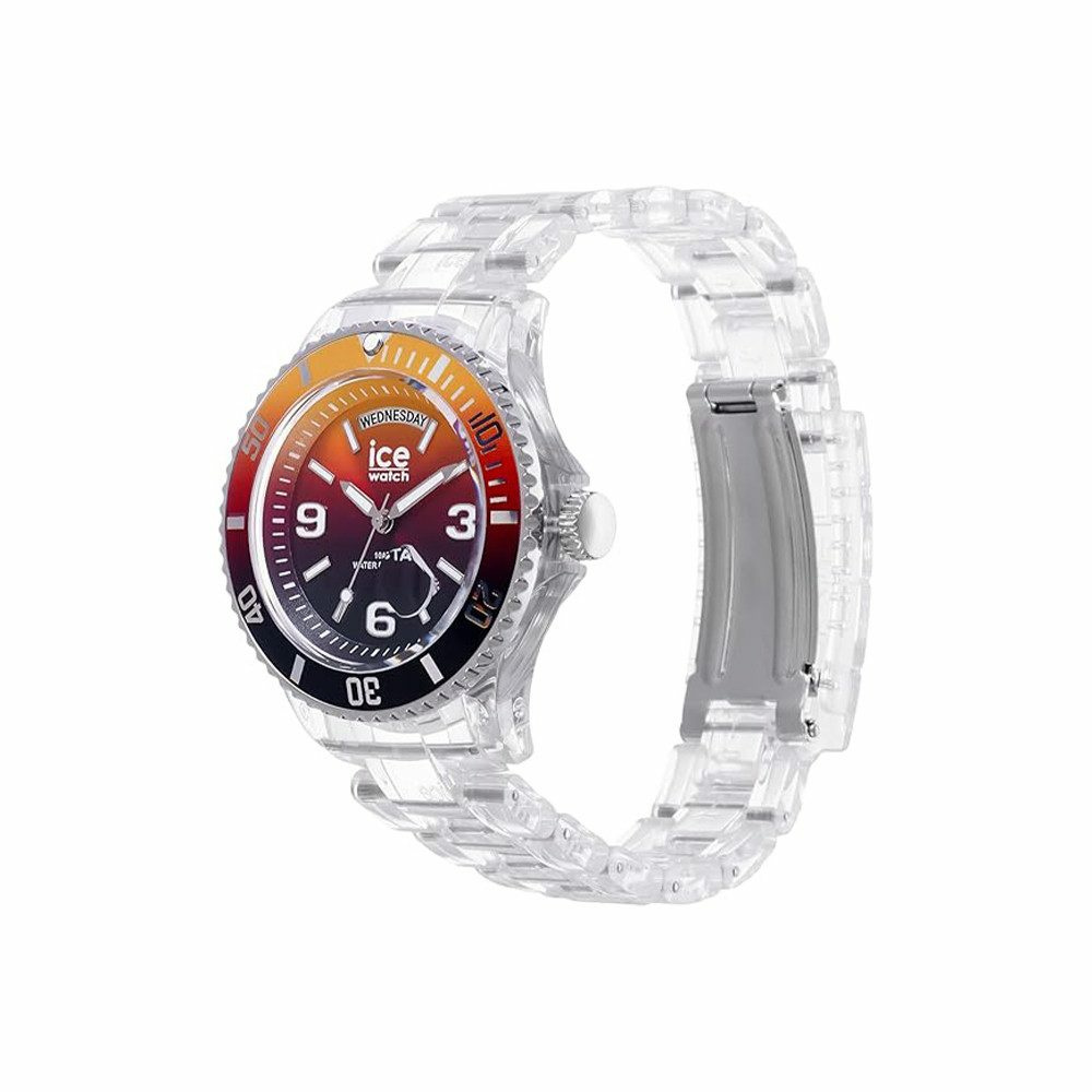 Ice-Watch Armbanduhr Unisex ICE clear sunset Fire Medium transparent bunt 021437 – Bild 3