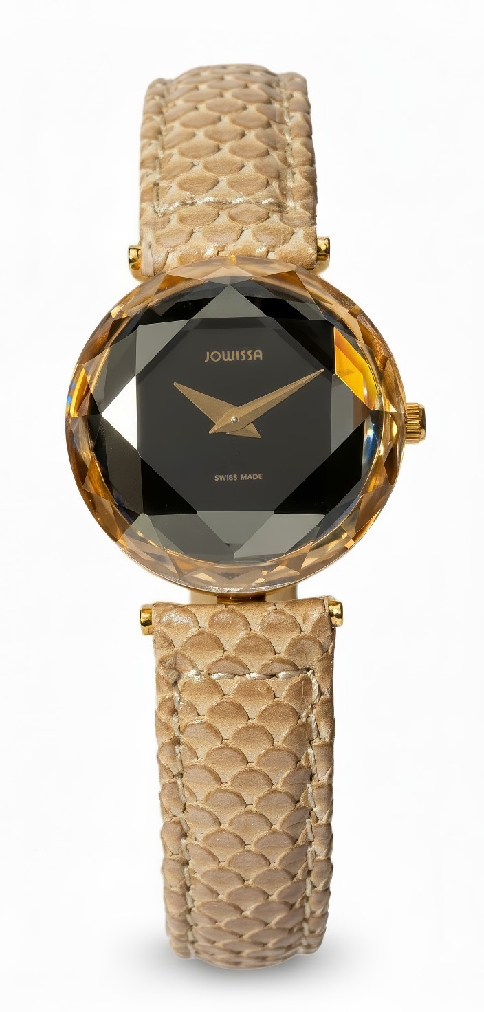 Jowissa Damen Armbanduhr Cubic Zirconia Beige J6.053.S Jowissa Damen Armbanduhr Cubic Zirconia Beige J6.053.S