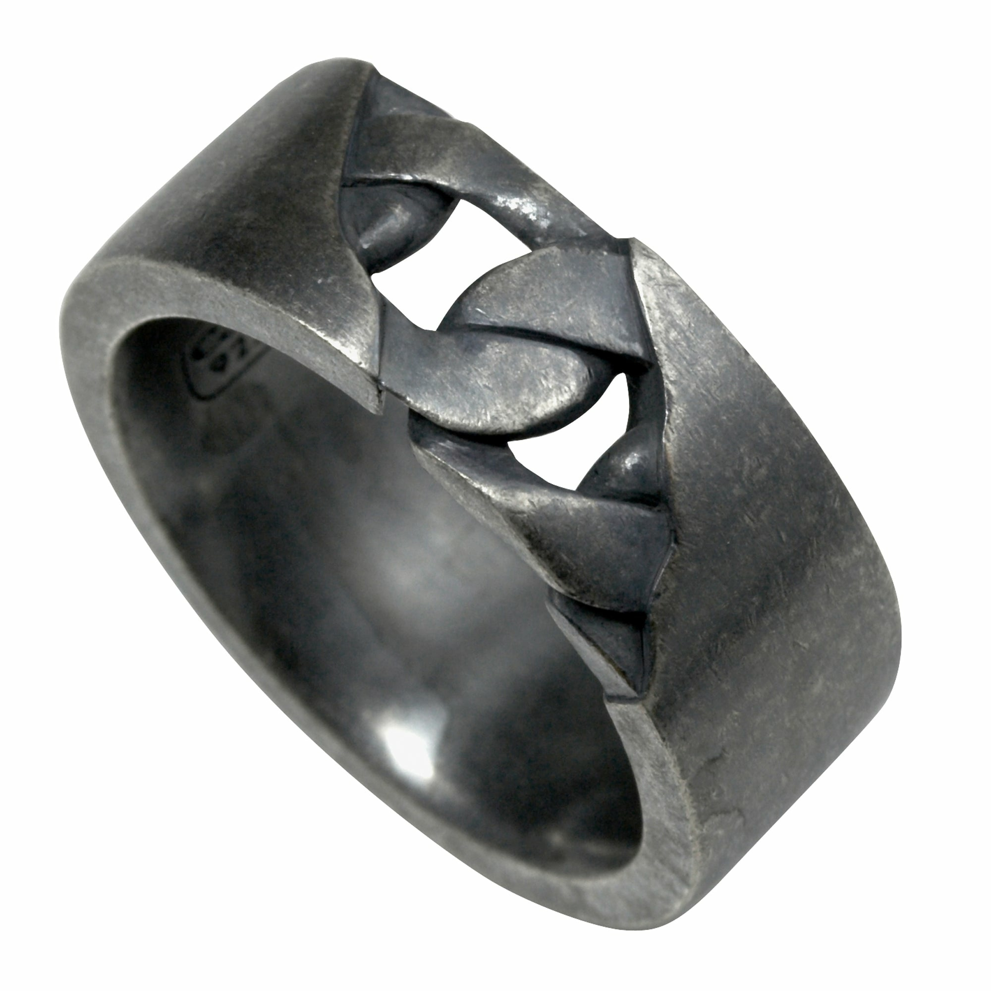 Ring 925/- Sterling Silber matt oxidiert schwarz 41184231817310 Ring 925/- Sterling Silber matt oxidiert schwarz 41184231817310