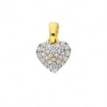 Damen 333 Gold Anhänger Herz mit Zirkonia Damen 333 Gold Anhänger Herz mit Zirkonia