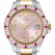 Philipp Plein Damenuhr Lady Empire PW2FA0325 Silber, Gold / Rosa (Edelstahl) Philipp Plein Damenuhr Lady Empire PW2FA0325 Silber, Gold / Rosa (Edelstahl)