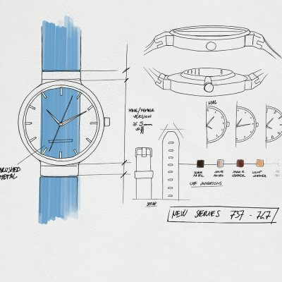Jacob Jensen New Line JJ747 747 New Line Uhr – Bild 2