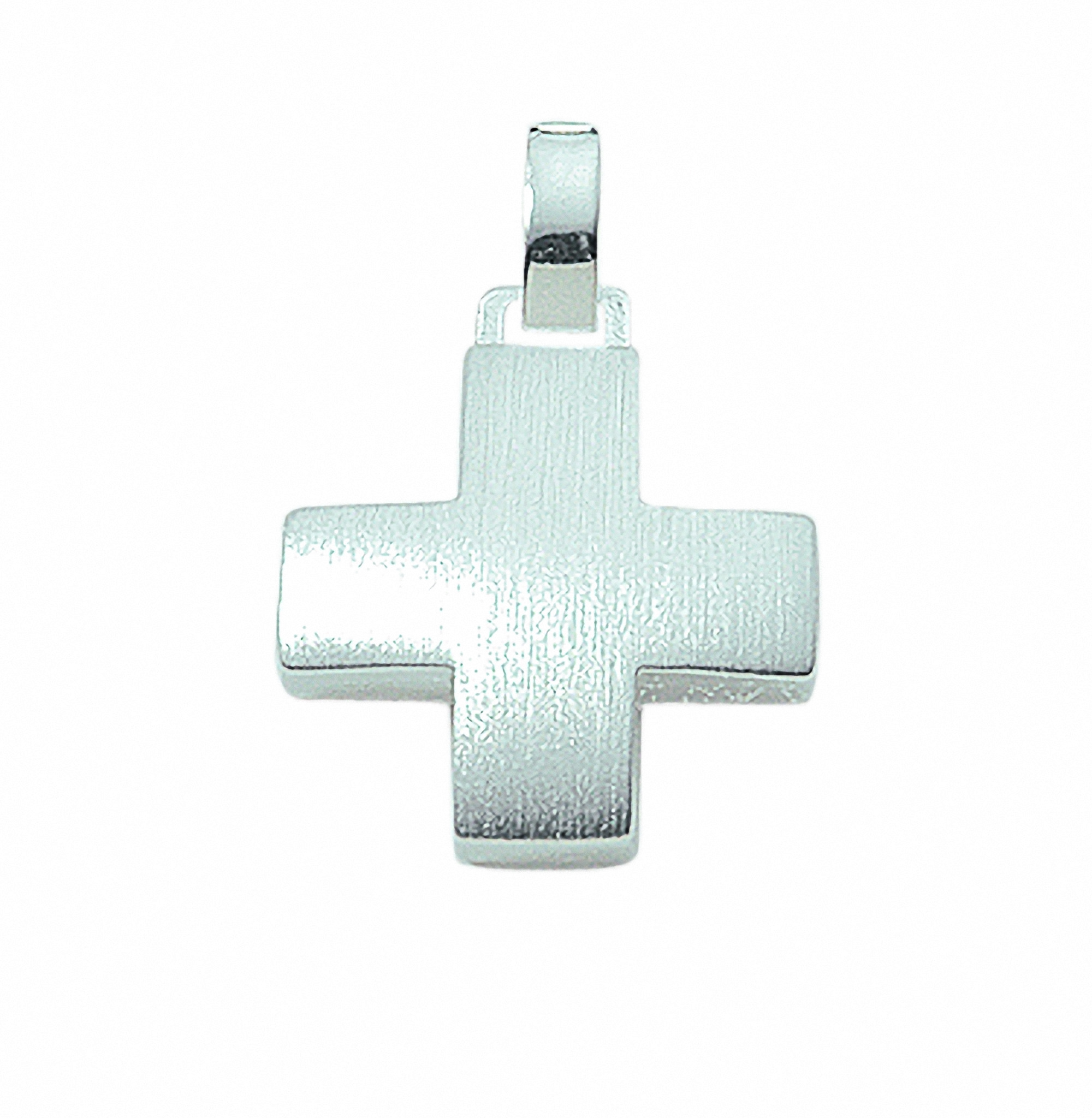 Damen & Herren 925 Silber Kreuz Anhänger