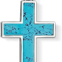 Charm-Anhänger Türkises Kreuz Y0021-404-17 Charm-Anhänger Türkises Kreuz Y0021-404-17