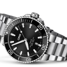Oris Herrenuhr AQUIS DATE Silber 01 733 7730 4134-07 8 24 05PEB Oris Herrenuhr AQUIS DATE Silber 01 733 7730 4134-07 8 24 05PEB