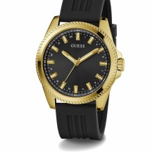 Guess Herren Armbanduhr Champ 44 mm schwarz, gold GW0639G2 Guess Herren Armbanduhr Champ 44 mm schwarz, gold GW0639G2
