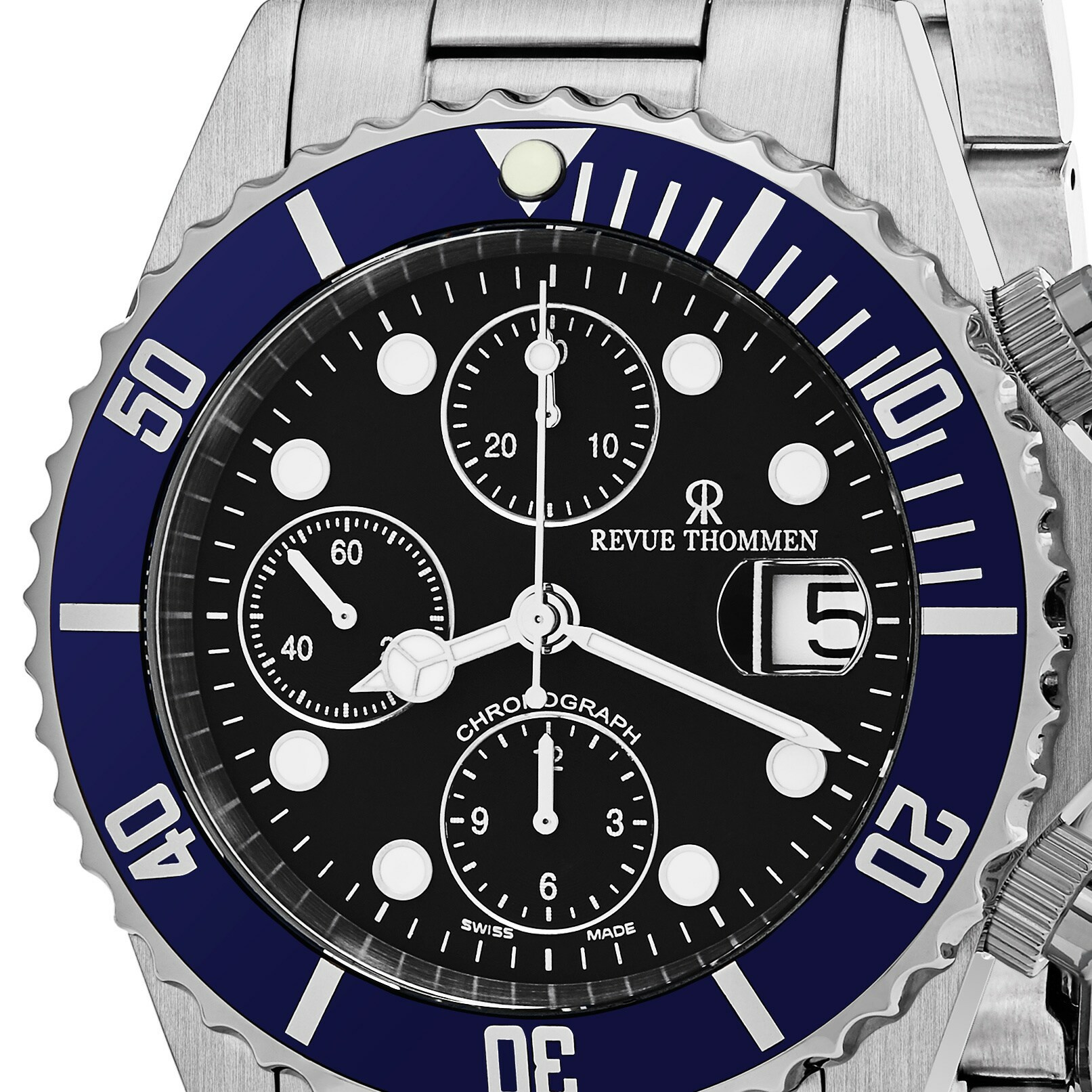 Revue Thommen Herren Armbanduhr Automatik Taucheruhr Diver Chrono Edelstahl 1757... Revue Thommen Herren Armbanduhr Automatik Taucheruhr Diver Chrono Edelstahl 1757...