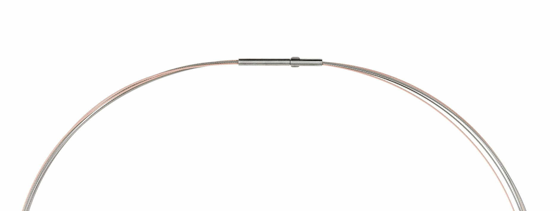 Ernstes Design Damen Halsreif 5-Fach Drahtseil Länge 45cm Bicolor DS5C-ROT-45 Ernstes Design Damen Halsreif 5-Fach Drahtseil Länge 45cm Bicolor DS5C-ROT-45