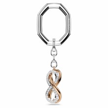Swarovski Schlüsselanhänger Infinity Weiß/Mixed-Metal Finish 5687996 Swarovski Schlüsselanhänger Infinity Weiß/Mixed-Metal Finish 5687996