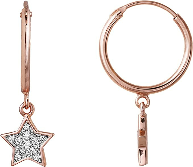 Xenox Damen Creolen Sternenzauber Zirkonia Sterne Rosegold XS3750R Xenox Damen Creolen Sternenzauber Zirkonia Sterne Rosegold XS3750R