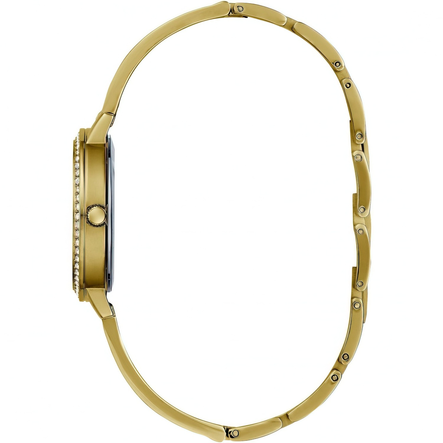 Guess Damen Armbanduhr Tri Luxe goldfarben GW0474L2 – Bild 3