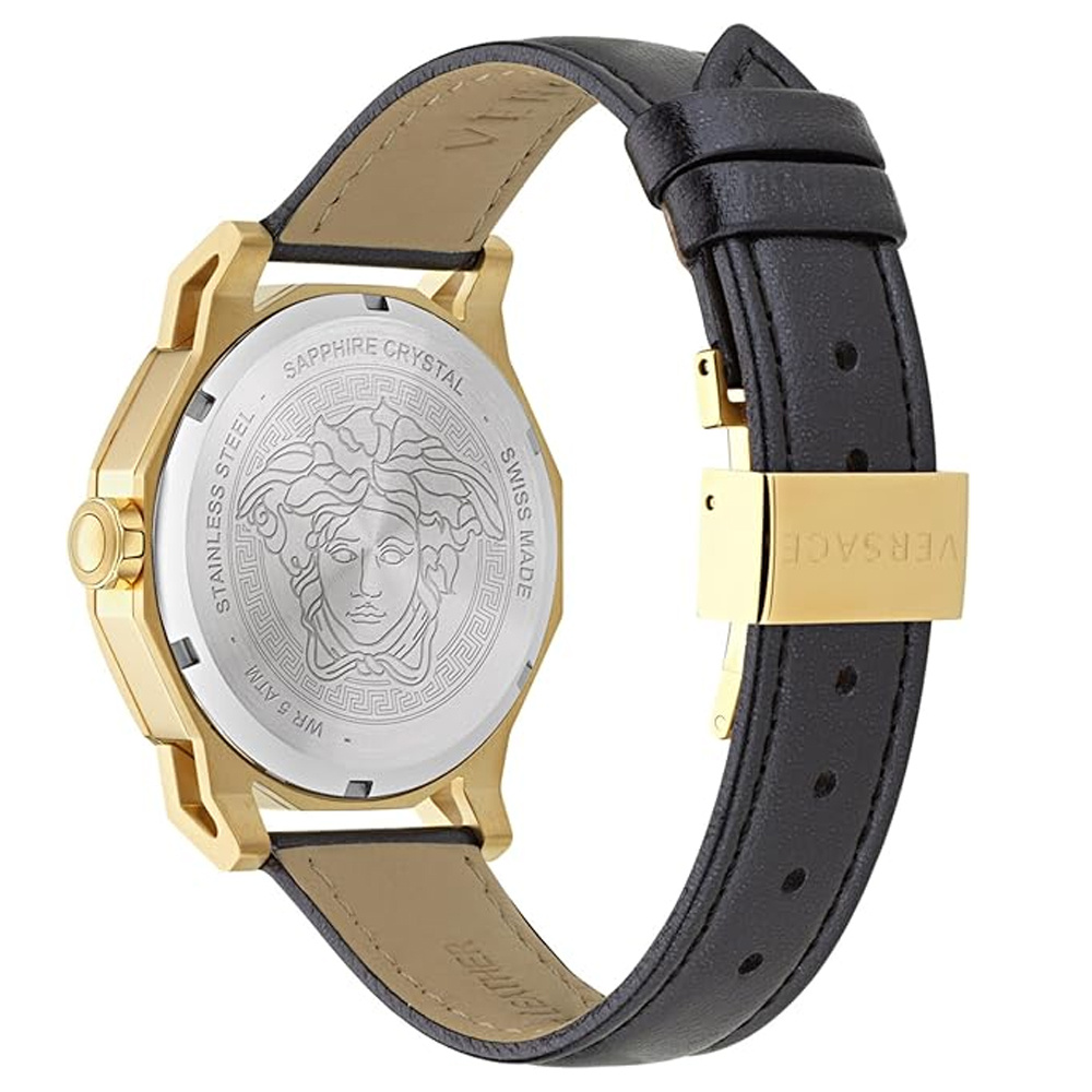 Versace Uhr Damen Medusa Deco Schwarz/Gold VE7B00223 – Bild 3