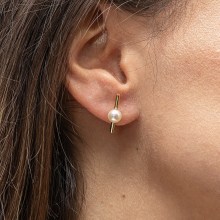 Ohrstecker 925/-Sterling Silber vergoldet Perlen 41184521060446 Ohrstecker 925/-Sterling Silber vergoldet Perlen 41184521060446