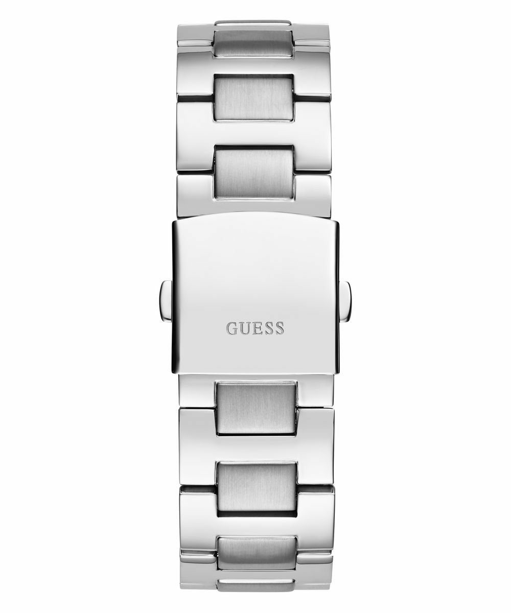 Guess Herren Multifunkion Armbanduhr EQUITY silber, schwarz 44 mm GW0703G1 – Bild 2