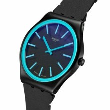 Swatch New Skin Irony SS07B111 Obsidian Shimmer Uhr Swatch New Skin Irony SS07B111 Obsidian Shimmer Uhr