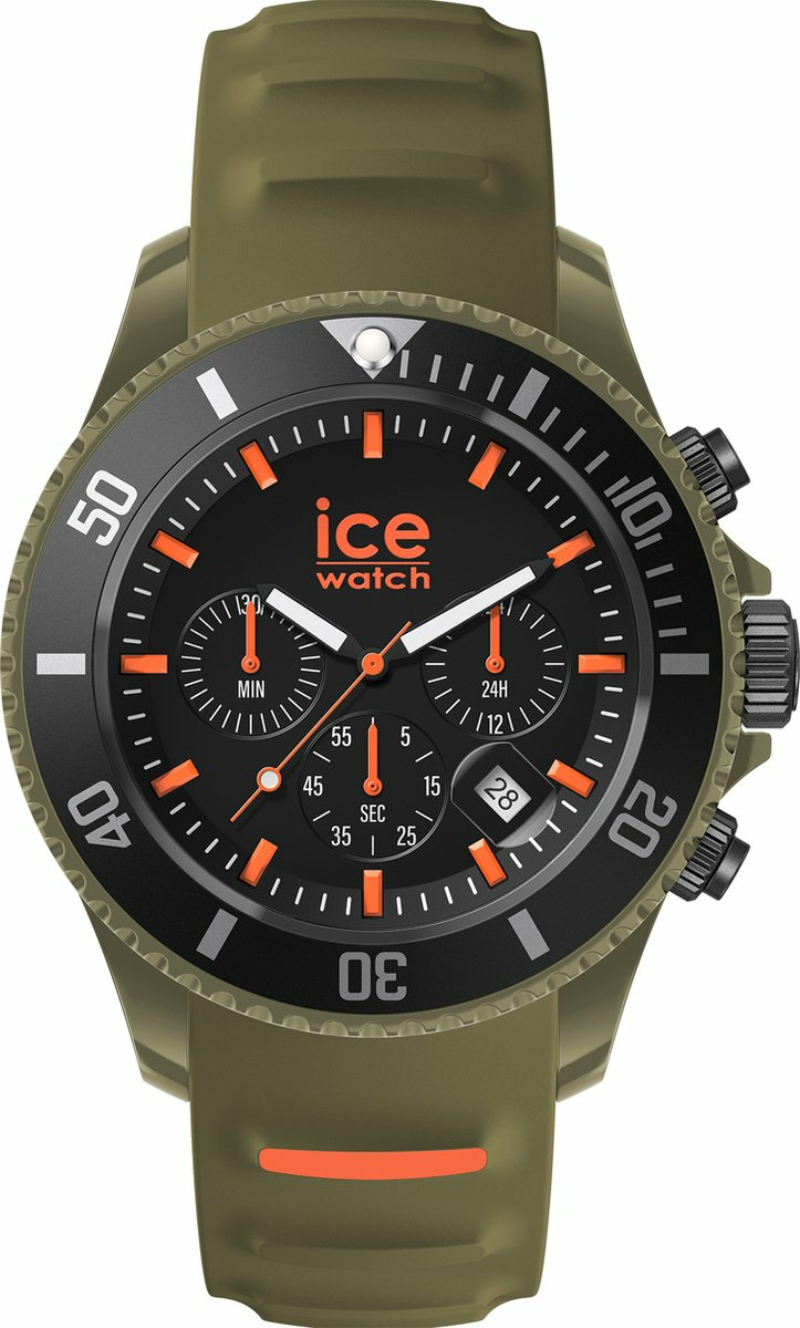 Ice-Watch Chronograph Herren ICE chrono Khaki orange khaki orange 021427 Ice-Watch Chronograph Herren ICE chrono Khaki orange khaki orange 021427