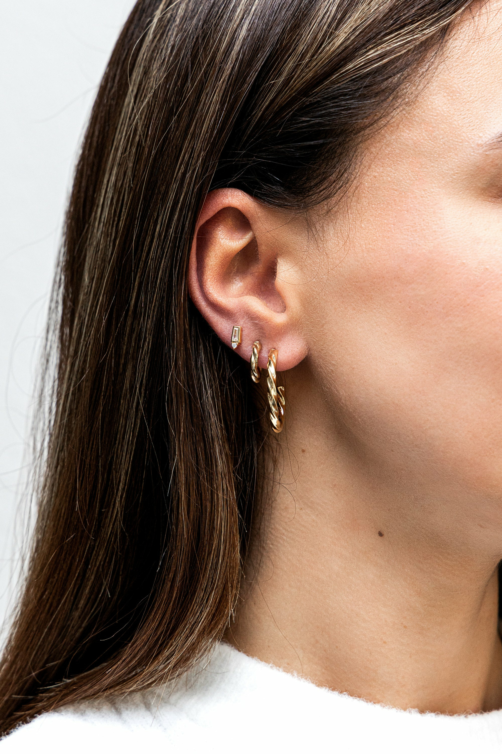 Creole 925 Sterling Silber vergoldet twisted small 41185105281118 Creole 925 Sterling Silber vergoldet twisted small 41185105281118