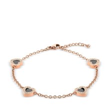 Bering Damen Armkette Armband Arctic Symphony rosé gold glänzend 641-37-X0 Bering Damen Armkette Armband Arctic Symphony rosé gold glänzend 641-37-X0