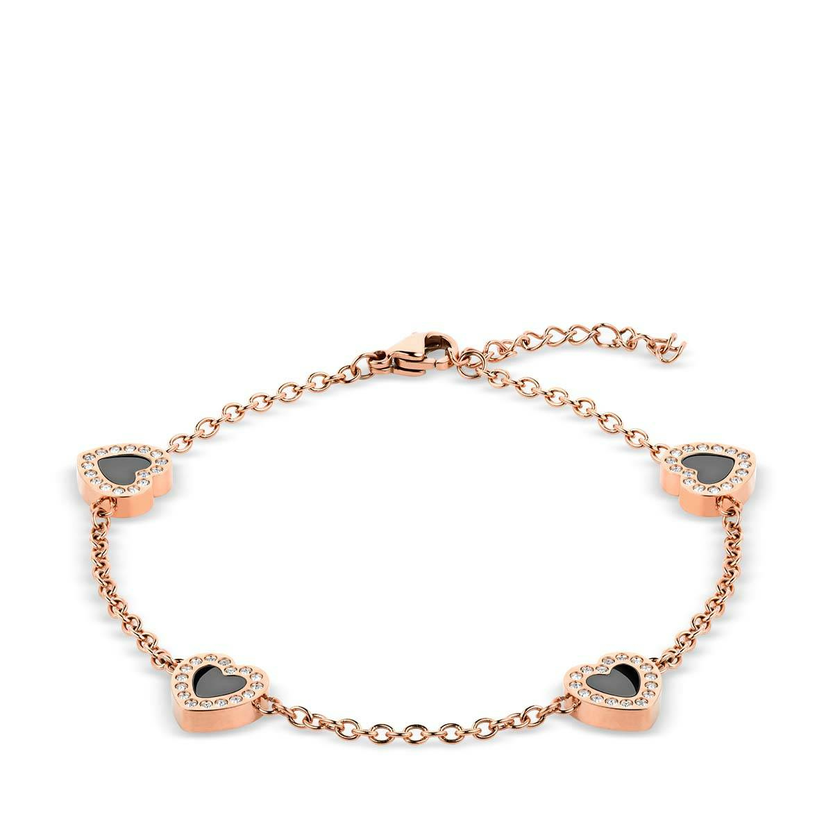 Bering Damen Armkette Armband Arctic Symphony rosé gold glänzend 641-37-X0 Bering Damen Armkette Armband Arctic Symphony rosé gold glänzend 641-37-X0